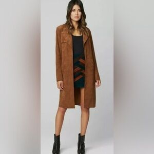 Free People Brown Long Coat